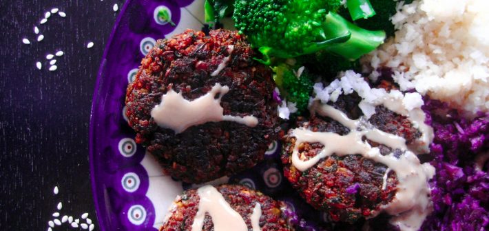 falafele przepis wegański bezglutenowy kotleciki z ciecierzycy