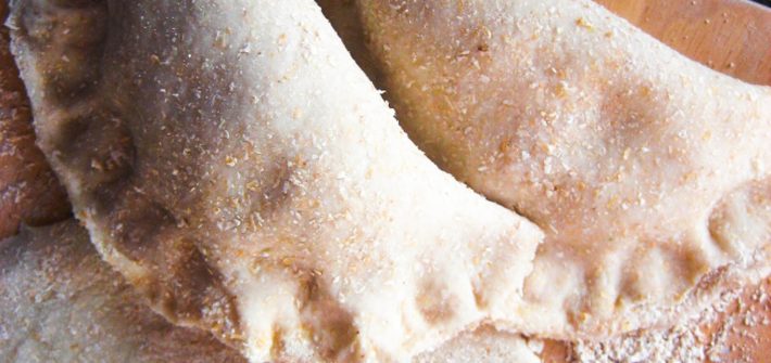 Wegańskie pierogi z topinamburem i tofu