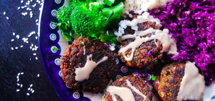 falafele przepis wegański bezglutenowy kotleciki z ciecierzycy