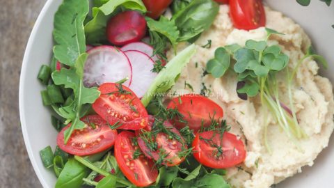 pasta hummus z fasoli białej wegańska pasta fasolowa do kanapek